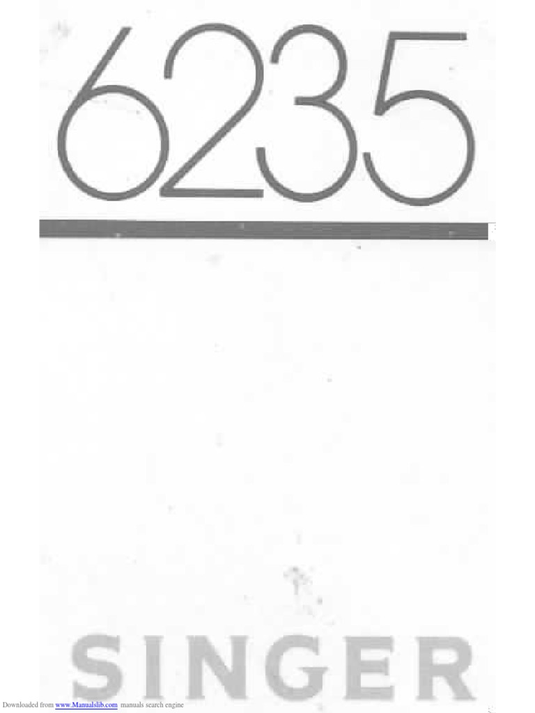 Singer 6235 User Manual PDF Search Search Engine Software