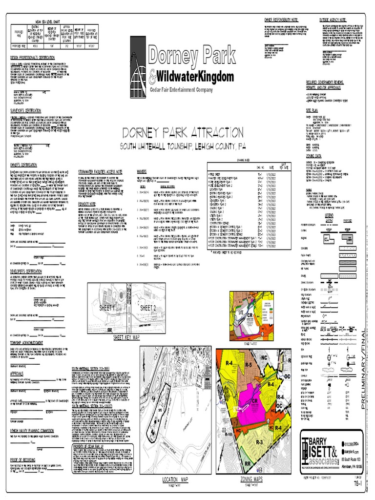 Dorney Park Project 2024 P PDF Storm Drain Equipment