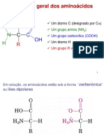 Estrutura e tipos de aminoácidos