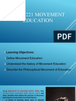 Bped 221 Movement Education