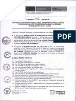 Convenio Gobierno Regional Mantenimiento Periodico