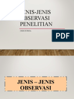 Jenis-Jenis Observasi Penelitian (Dede Kurnia Adiputra)