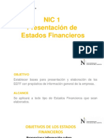 NIC 1 Presentación de Estados Financieros