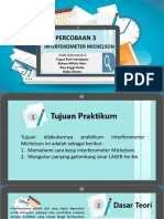 Tugas Kelompok 4 - Interferometer Michelson