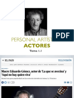 Tema 2 - Actores