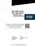 nx1200 - Series - Function List