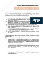 Protocolo para Estudiantes Sobre Clases Sincrã Nicas 2021