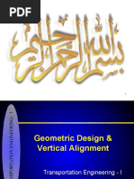 1-Geometric Design Vertical Alignment