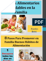 Hábitos Alimentarios Saludables en La Familia