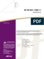 NF en Iso 17892-11 Fevrier 2019 - Essais de Laboratoire Sur Les Sols - Partie 11 Essais de Permeabilite