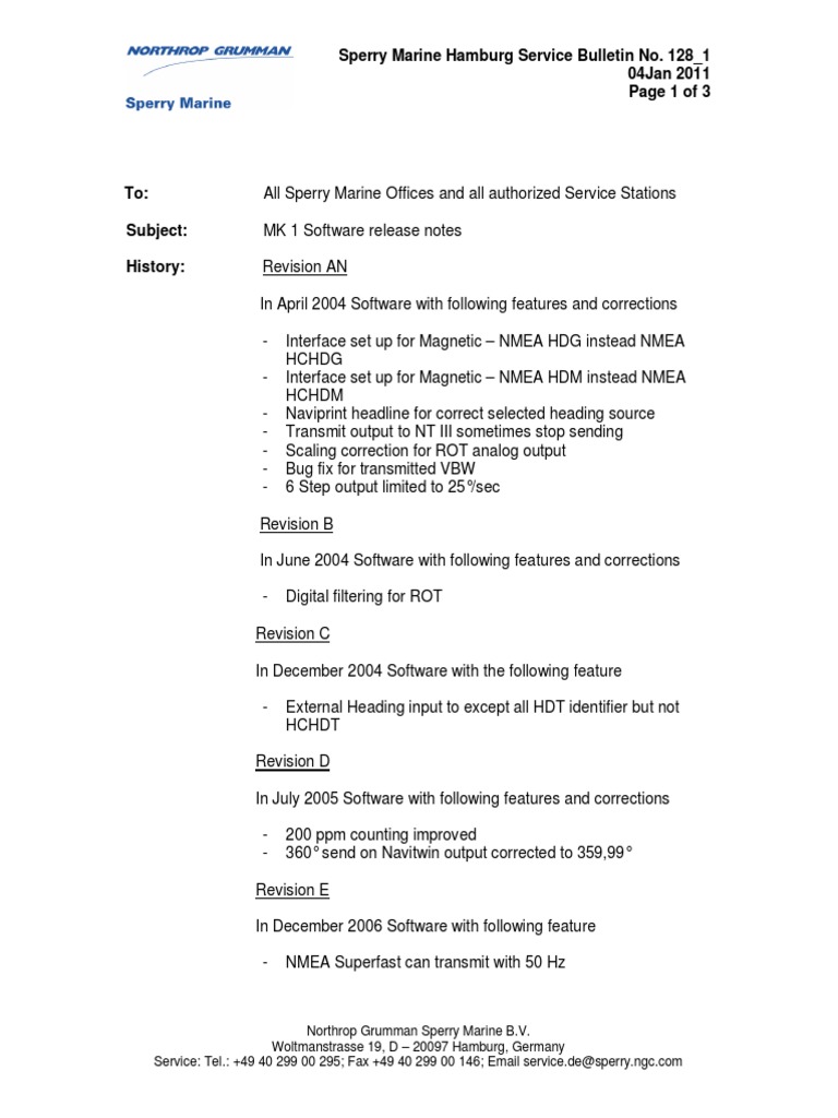 Sbul128 - 1 MK1 Software Release Notes | PDF | Computing | Computer ...