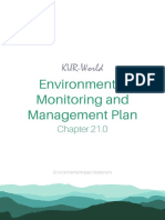 Chapter 21 Environmental Monitoring and Management Plan