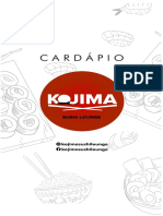 Cardapio Kojima