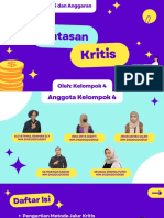 Kelompok 4 - Lintasan Kritis