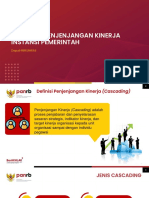 Pedoman Cascading Kinerja 89-2021 - Presentasi