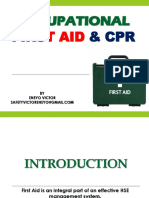 OCCUPATIONAL FIRST AID & CPR