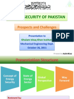 Energy Security of Pakistan - Concise - 2011 by Asim Riaz