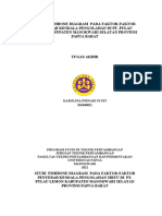 Studi Fishbone Diagram Pada Faktor-Faktor Penyebab Kendala Pengolahan Sirtu Di PT. Pulau Lemon Kabupaten Manokwari Selatan Provinsi Papua Barat