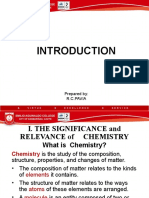 Introduction to Chemistry Fundamentals