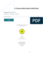 LP ASKEP CMV Chania Widi Andini A3R21061 | PDF