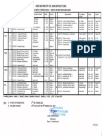 BAS-B.Arch Timetable - 1st Semester 2022-2023 Academic Year