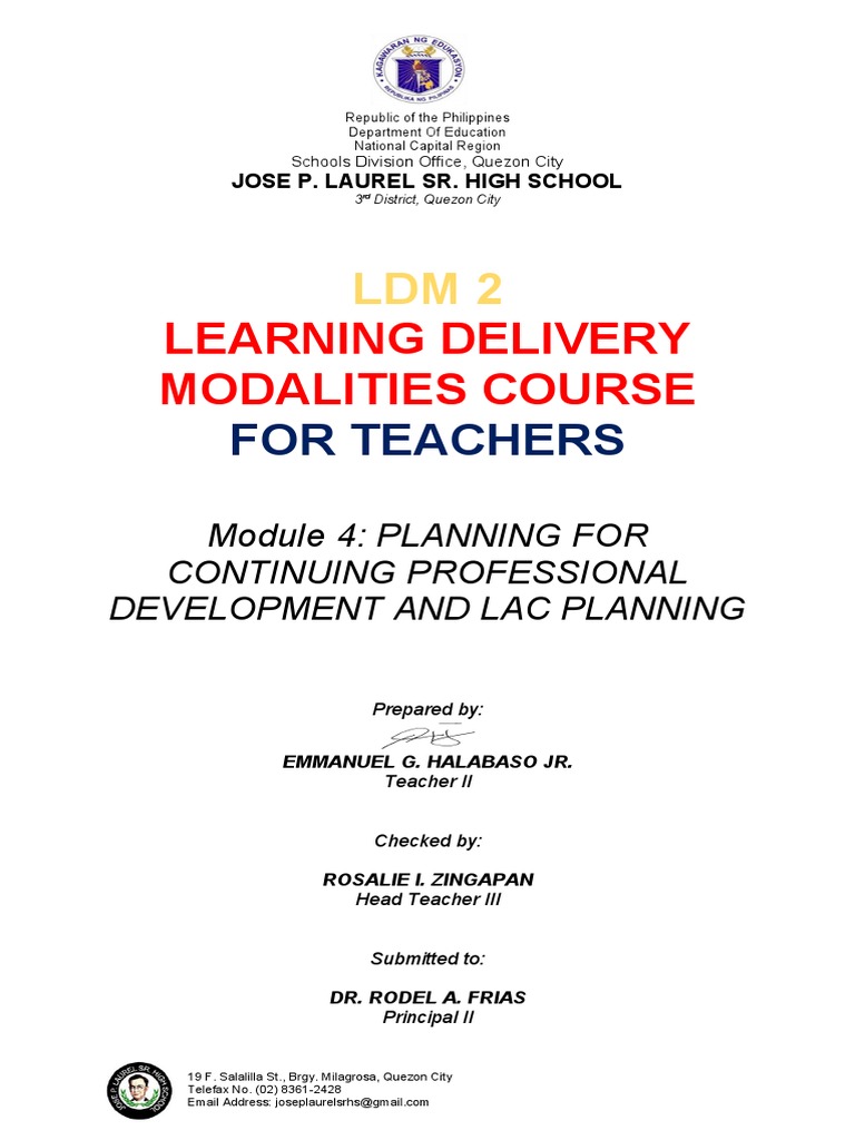 Halabaso Ldm2-Module 4 Output | PDF | Educational Technology | Behavior ...