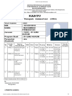 Cetak Kartu Ujian Mahasiswa