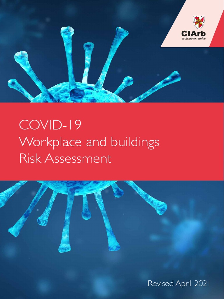 Covid 19 Risk Assessment 2021 PDF Risk Disinfectant