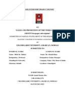 21MBA1178 TOI Final Progress Report New PDF