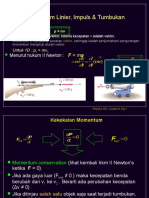 Momentum, Impuls Tumbukan