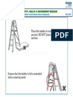 D (SHE) M - 1106 - 20.09.2022 - Working at Height - Ladder Safety