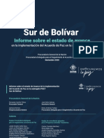 Implementación Acuerdo Paz Sur Bolívar