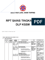 SMJK HUA LIAN RPT SCIENCE F3 THEME 1 MAINTENANCE AND CONTINUITY OF LIFE