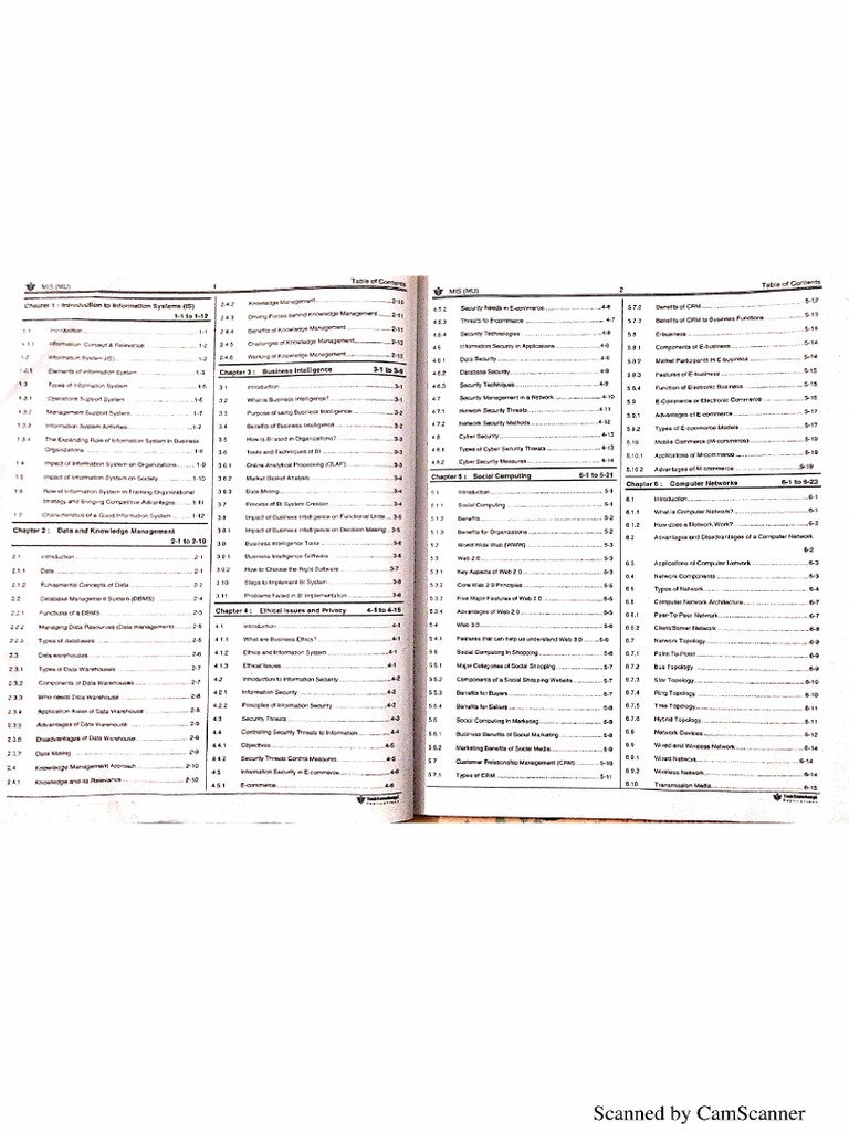 MIS Techmax (Searchable) | PDF | Information System | Information