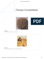 Linea de Tiempo Contabilidad