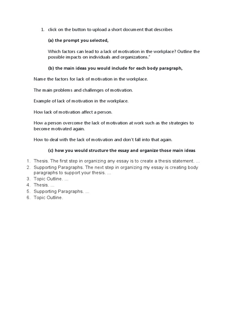 Essay Prompt | PDF