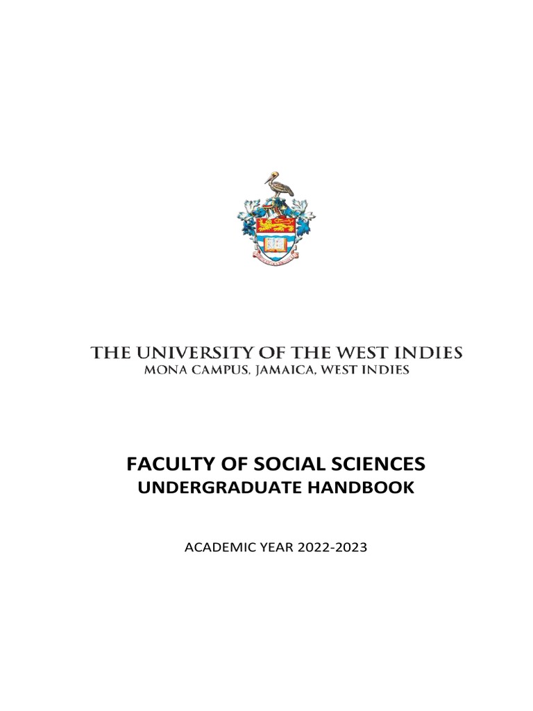 HTTPSWWW - Mona.uwi - Edusocscisitesdefaultfilessocscifss Undergraduate  Handbook 2022-2023 As at August 8 2022 PDF | PDF | Course Credit
