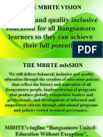 Mbhte Vision Mission