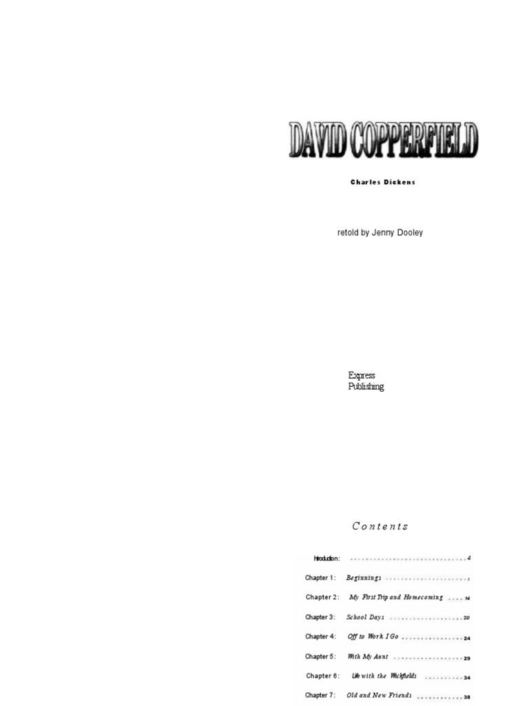 8.4 DavidCopperField Book PDF PDF David Copperfield Charles Dickens