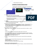 Transferability at Feeding Emboss Paper