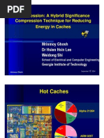 Coolpression: A Hybrid Significance Compression Technique For Reducing Energy in Caches