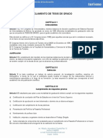 Reglamento de Tesis de Grado PDF