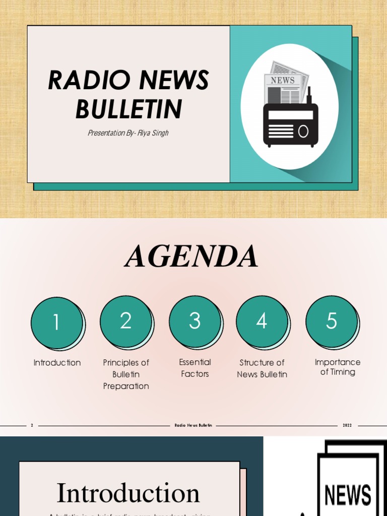 Radio News Bulletin Guidelines | PDF | News | Cognition