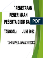 Rapat Penetapan Penerimaan PPDB