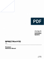 RCA Model 70/46 Processor Reference Manual