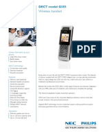 Datasheet DECT Handset G355