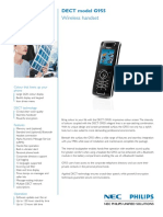 Datasheet DECT Handset G955