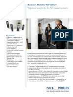Datasheet Business Mobility SIP DECT - Wireless Telephony For SIP Based Systems