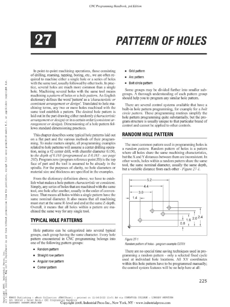 27 Pattern of Holes | PDF