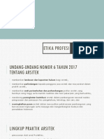 Lingkup Kerja Profesi Arsitek